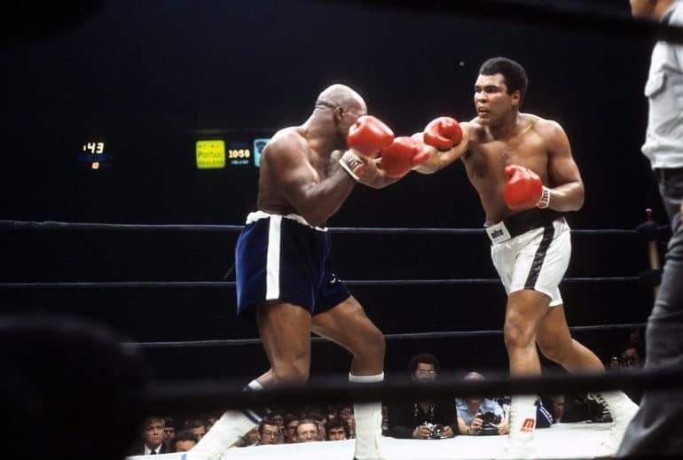 Muhammad Ali used walk out music for the first time in 1977 against Earnie Shavers.