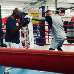 In the ring with the champ
